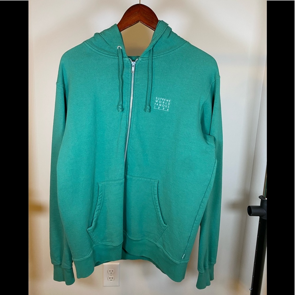 Supreme World Famous Zip Up Hoodie